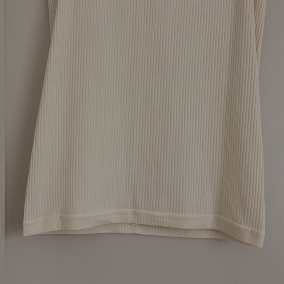 Athleta Cream Ribbed Tank - Picture 4 of 6